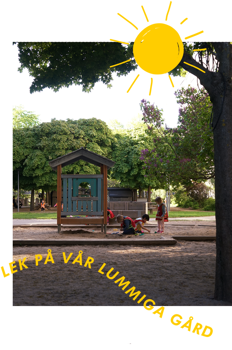 Lek på vår lummiga gård